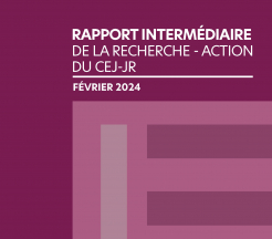 Couverture du Rapport CEJ-JR